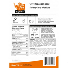 Load image into Gallery viewer, Happy Yak - Shrimp Curry & Rice