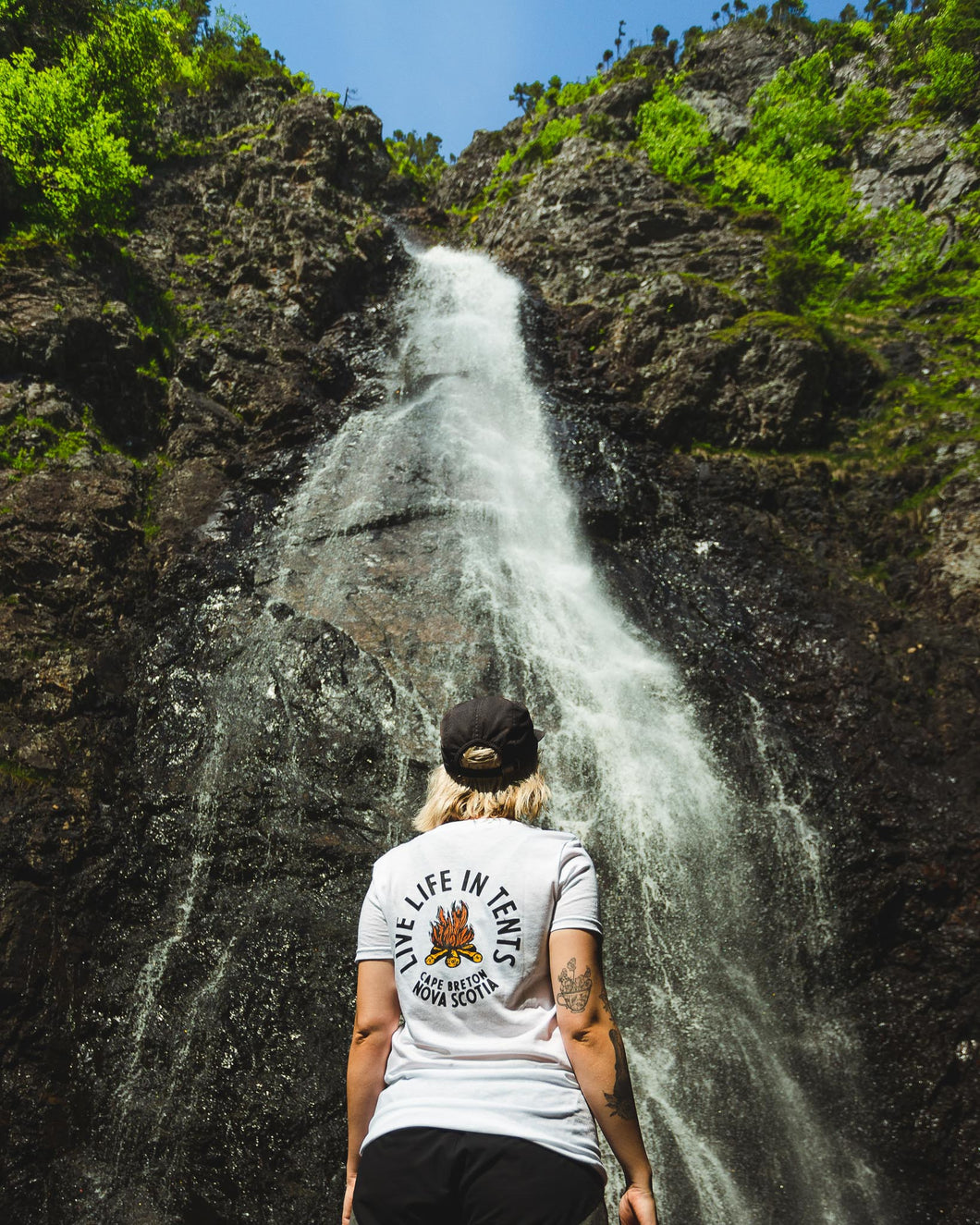 White Campfire Tee (Unisex)