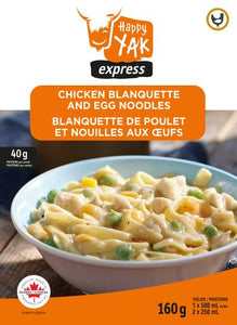 Happy Yak - Chicken Blanquette and Egg Noodles